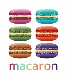 甜点,macaron,食品,小吃,美味,程式化的玛卡龙,甜,多彩,面包店,法国,好吃,糖果,分类,各色,糖,粉红色,绿松石,橙色,棕色,紫色,奶油夹心,奶油,杏仁饼乾